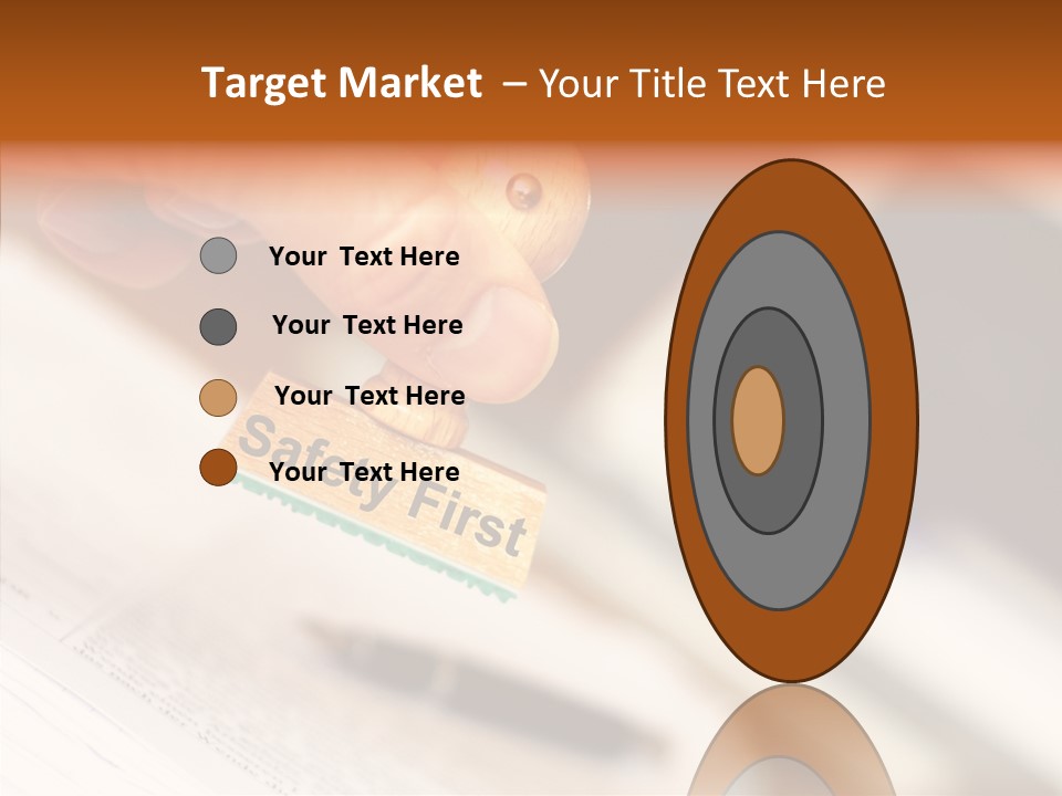 Hand First Risk PowerPoint Template