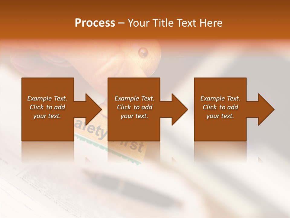 Hand First Risk PowerPoint Template