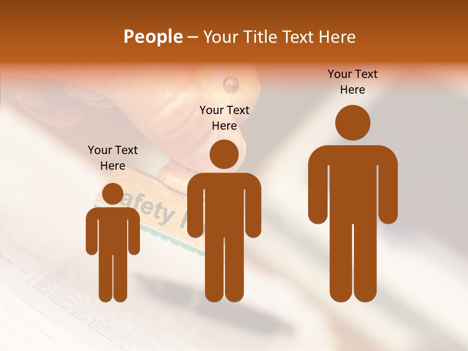 Hand First Risk PowerPoint Template