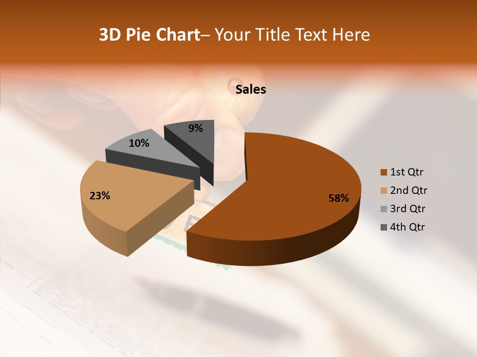 Hand First Risk PowerPoint Template