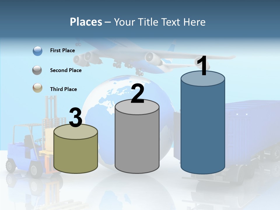 Packaging Airplane Speed PowerPoint Template