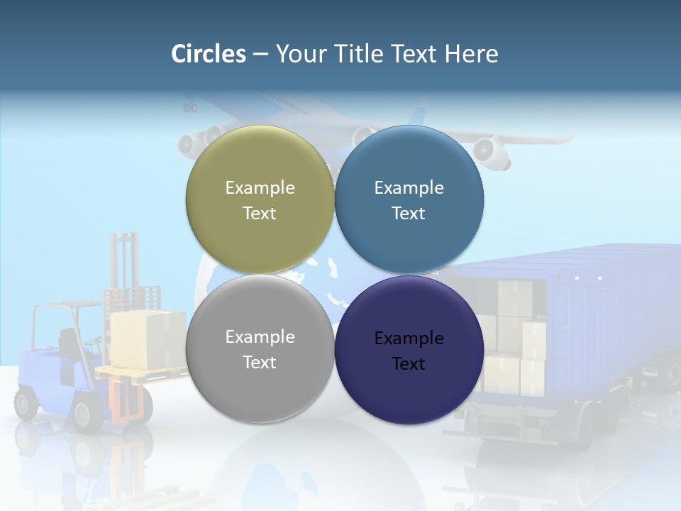 Packaging Airplane Speed PowerPoint Template