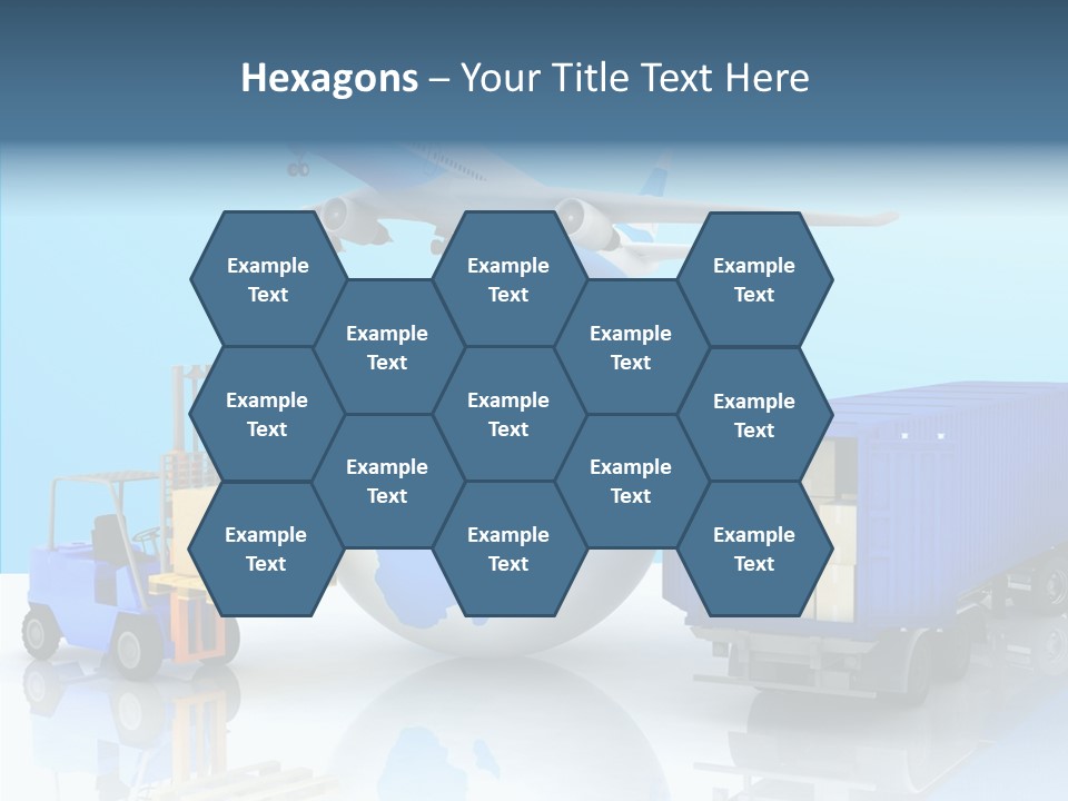 Packaging Airplane Speed PowerPoint Template