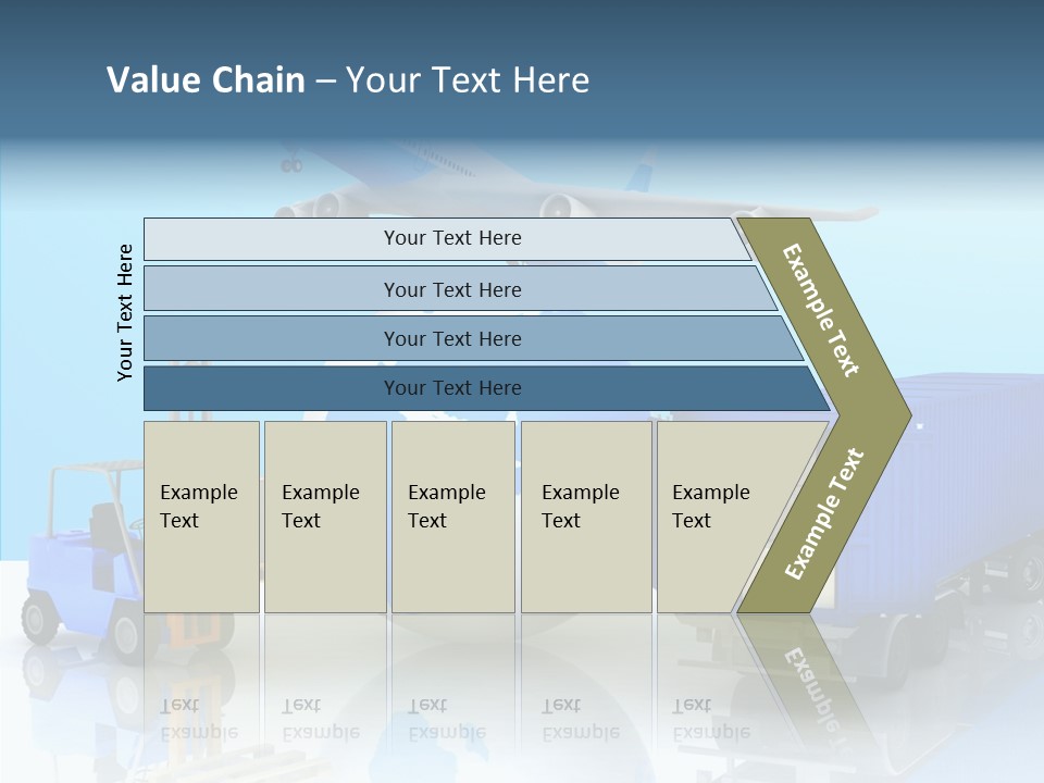 Packaging Airplane Speed PowerPoint Template