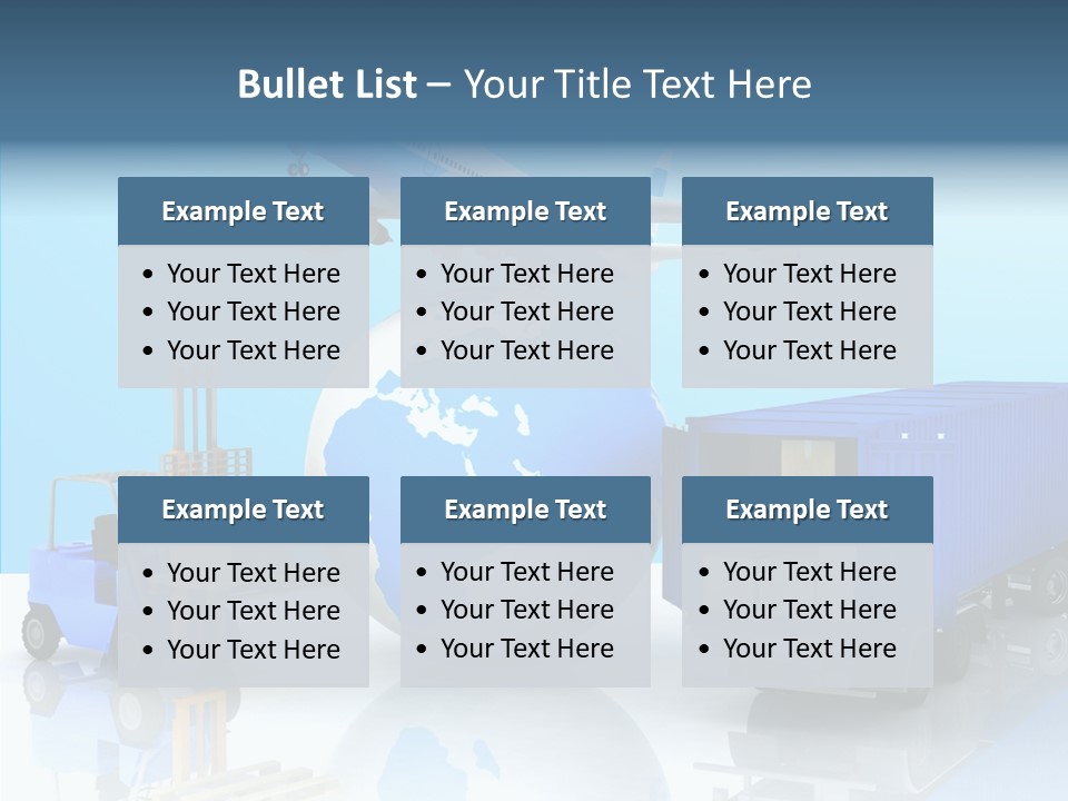 Packaging Airplane Speed PowerPoint Template