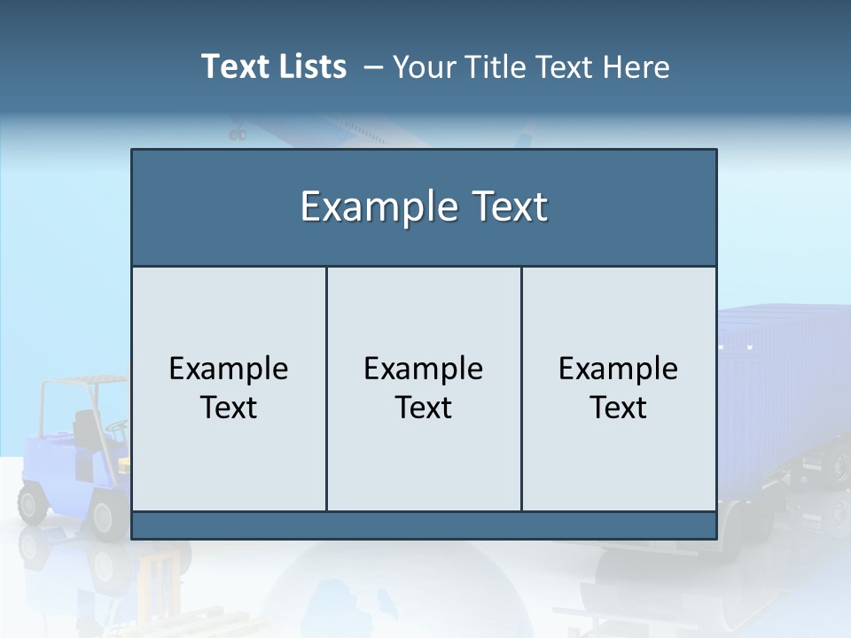 Packaging Airplane Speed PowerPoint Template