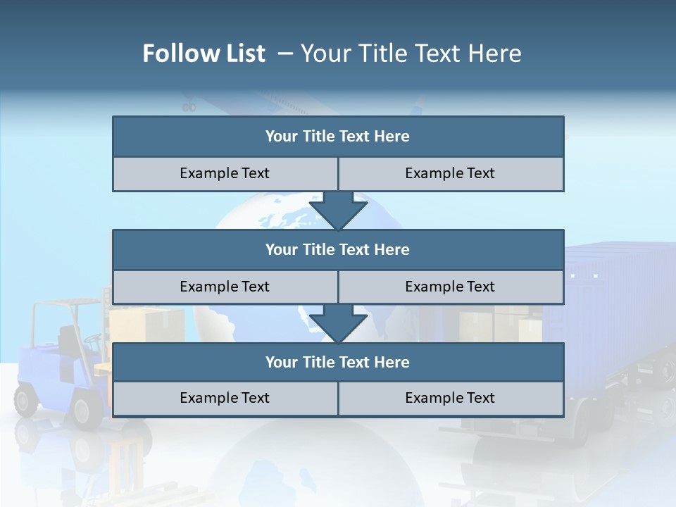 Packaging Airplane Speed PowerPoint Template