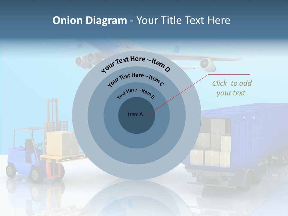 Packaging Airplane Speed PowerPoint Template
