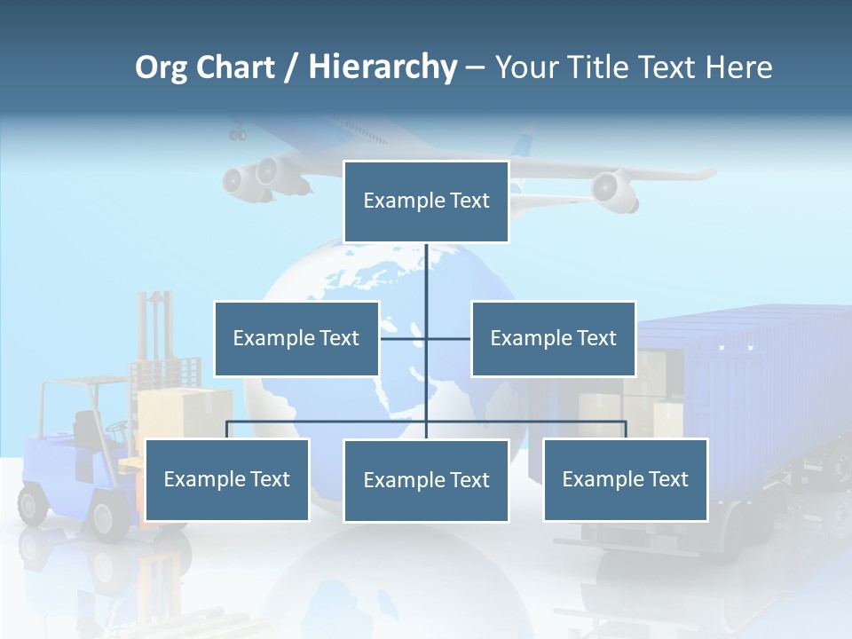 Packaging Airplane Speed PowerPoint Template
