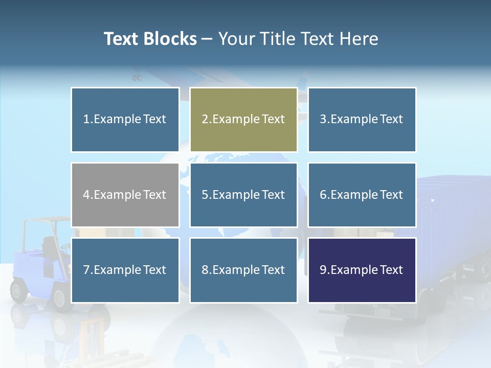 Packaging Airplane Speed PowerPoint Template