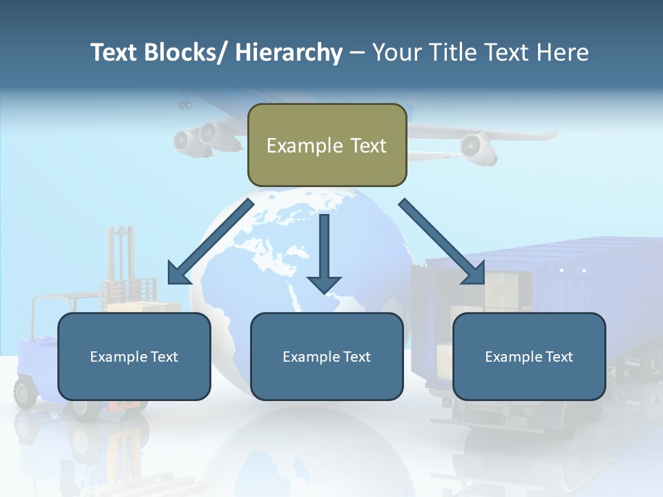 Packaging Airplane Speed PowerPoint Template