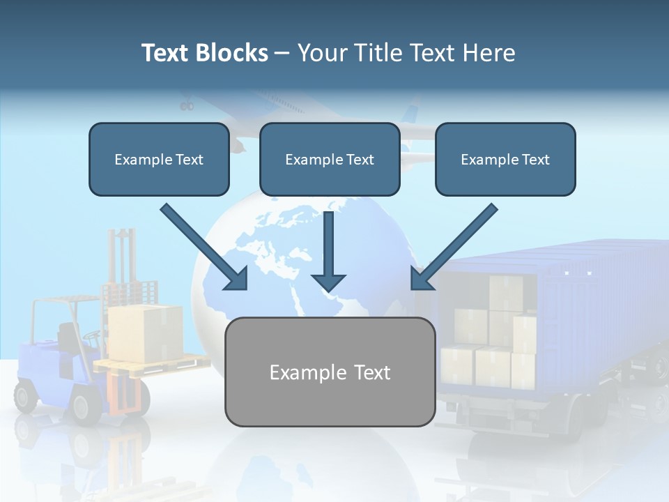 Packaging Airplane Speed PowerPoint Template