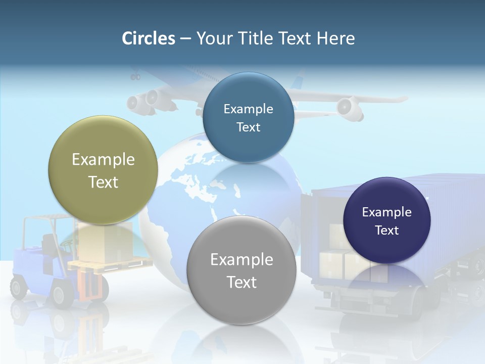 Packaging Airplane Speed PowerPoint Template