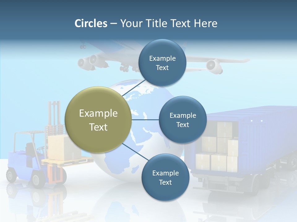 Packaging Airplane Speed PowerPoint Template