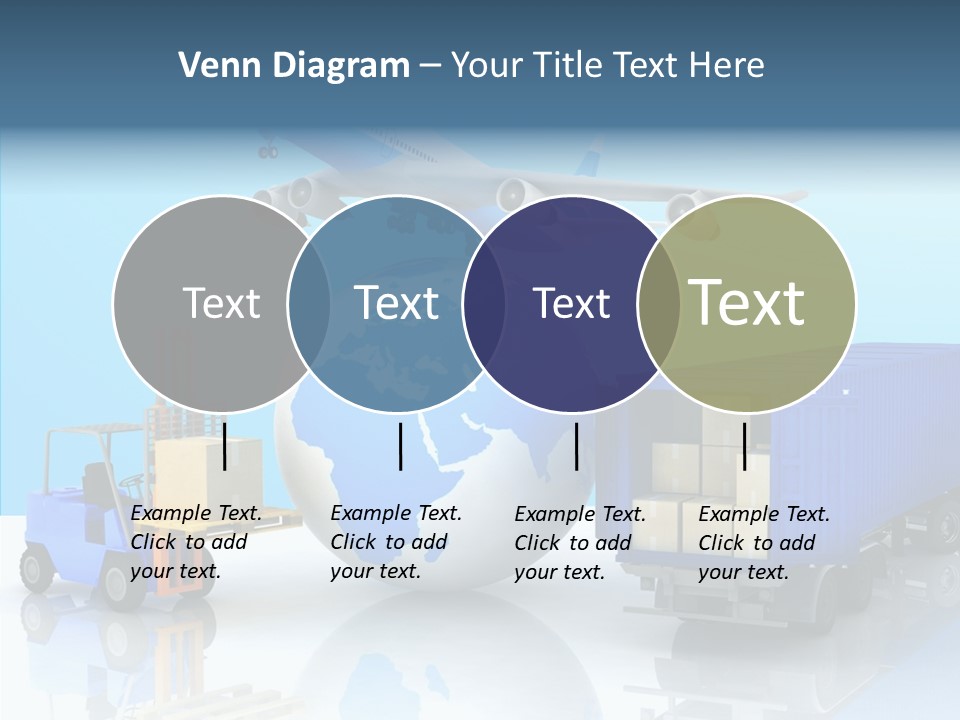 Packaging Airplane Speed PowerPoint Template