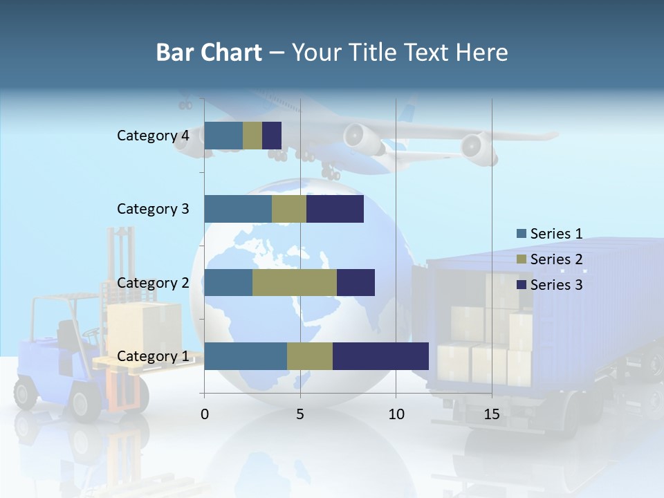 Packaging Airplane Speed PowerPoint Template