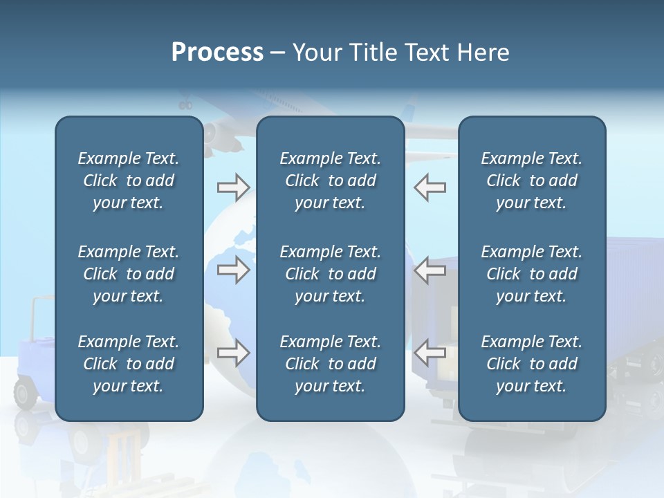 Packaging Airplane Speed PowerPoint Template