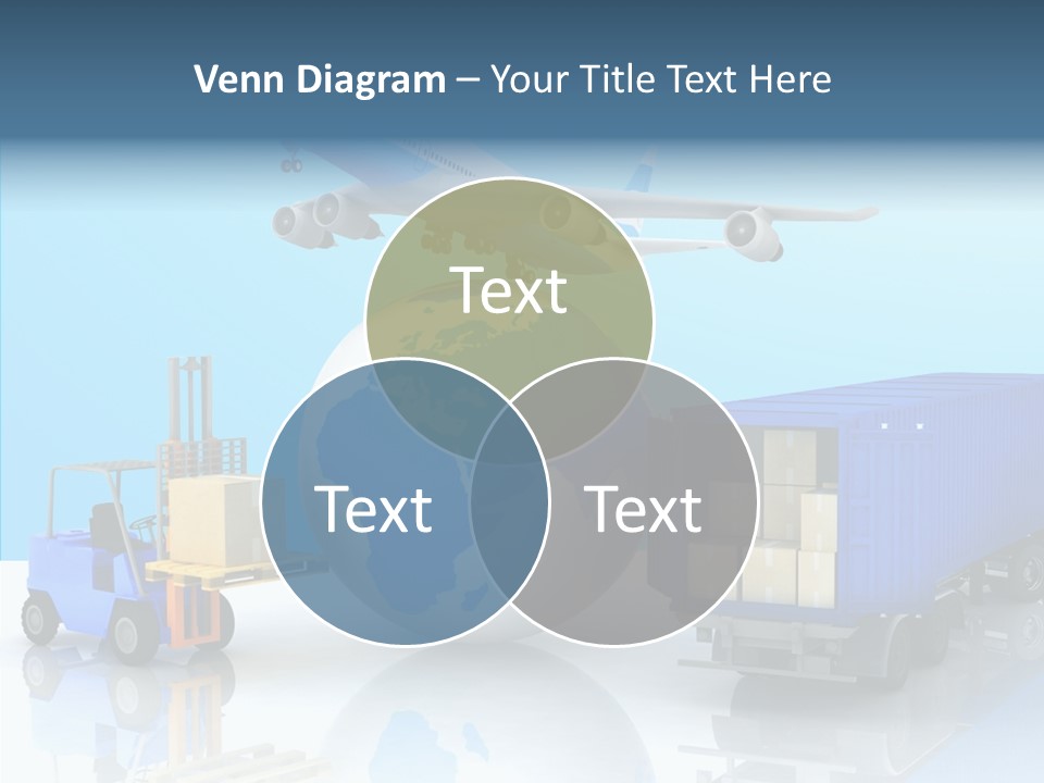 Packaging Airplane Speed PowerPoint Template