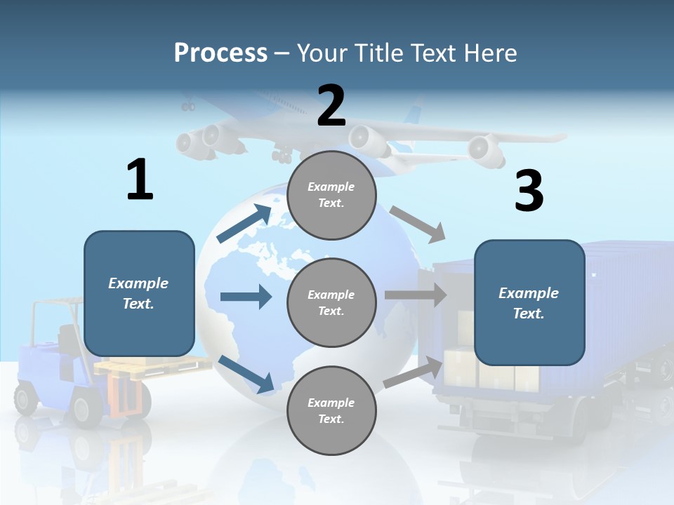 Packaging Airplane Speed PowerPoint Template