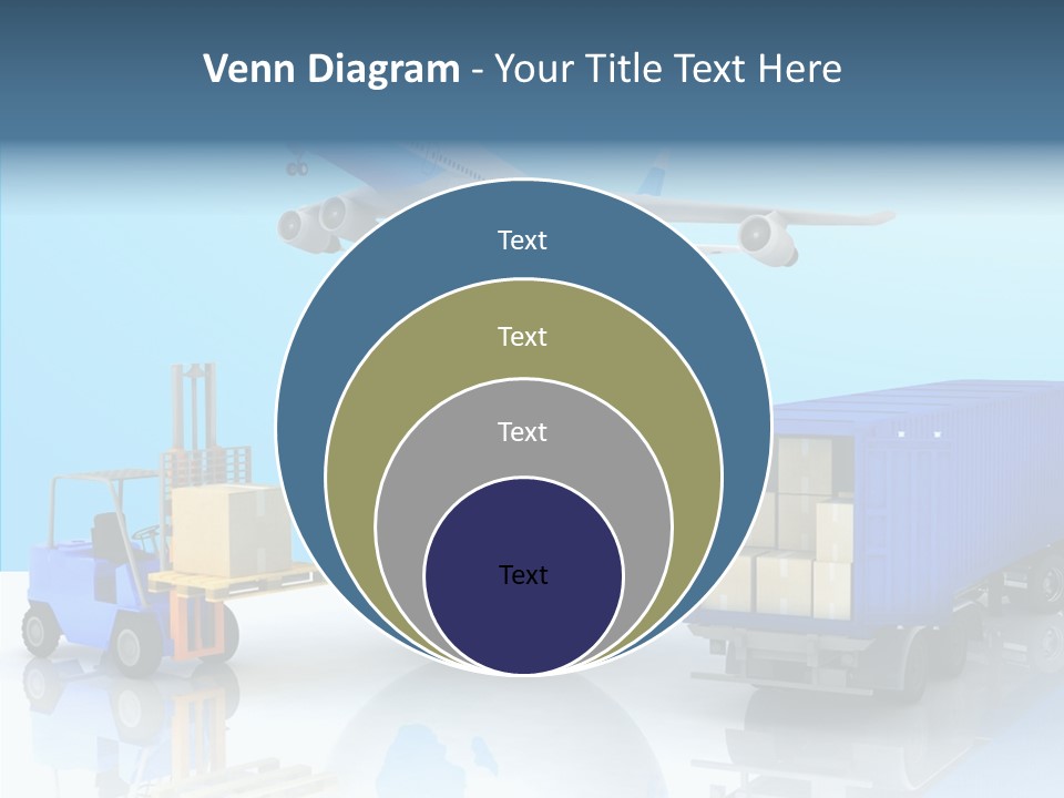 Packaging Airplane Speed PowerPoint Template