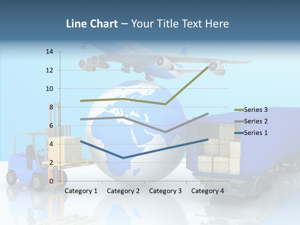Packaging Airplane Speed PowerPoint Template
