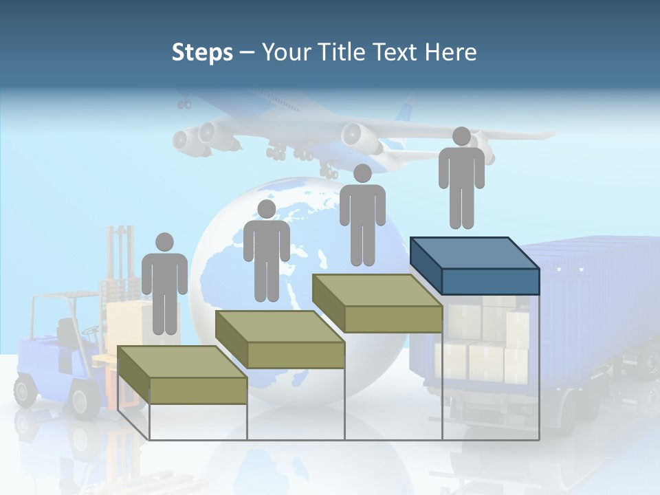 Packaging Airplane Speed PowerPoint Template