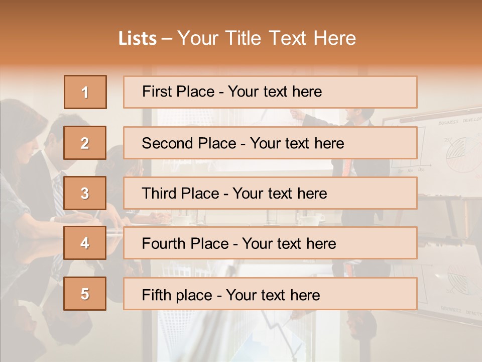 Entrepreneur Executive Chart PowerPoint Template