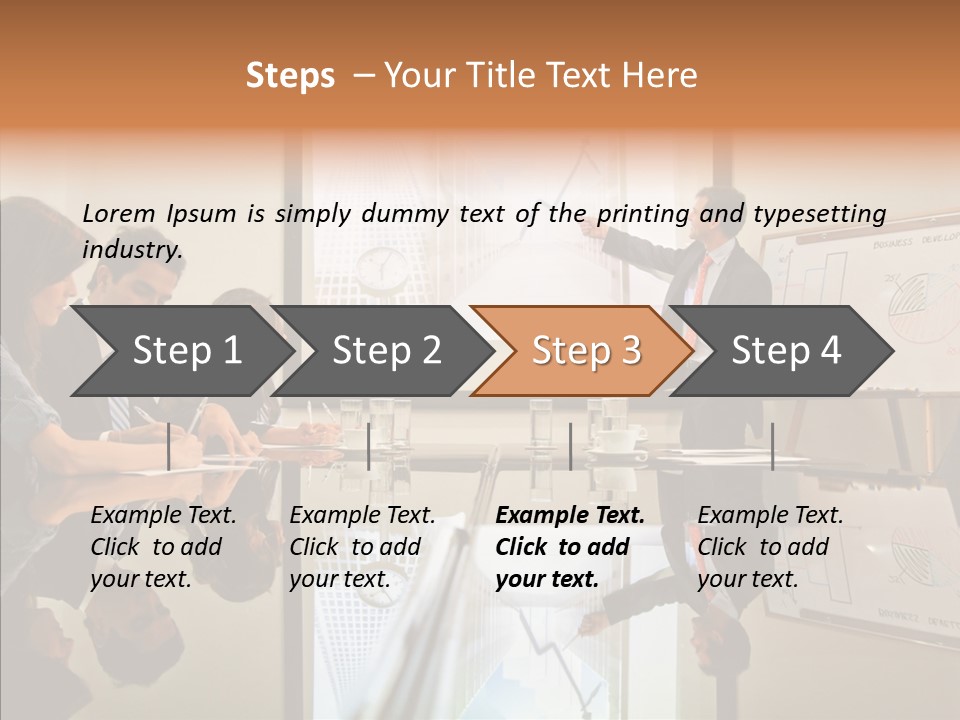 Entrepreneur Executive Chart PowerPoint Template