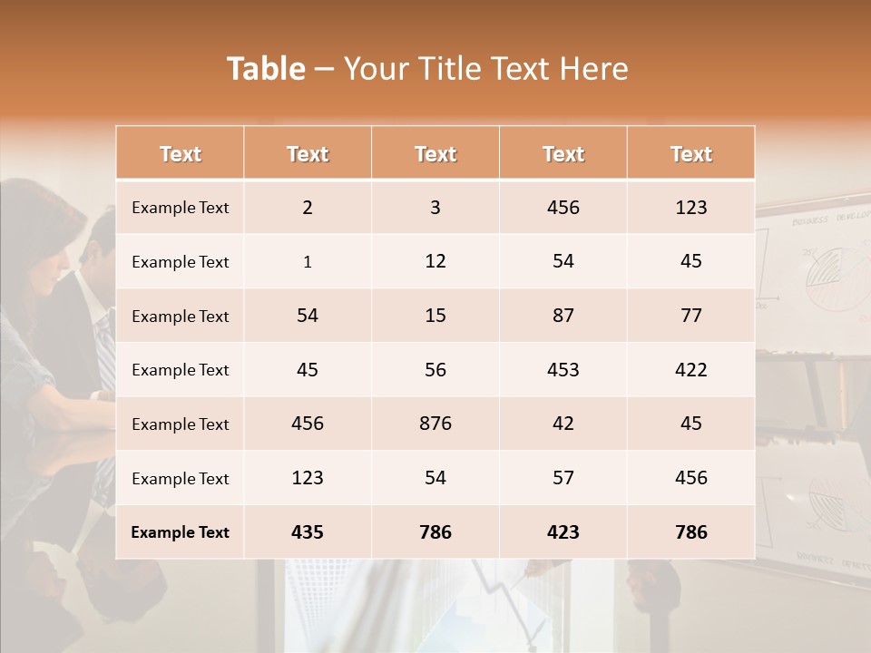 Entrepreneur Executive Chart PowerPoint Template