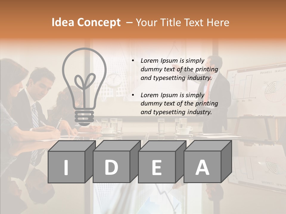 Entrepreneur Executive Chart PowerPoint Template