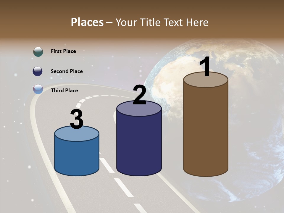 Nebula Constellation World PowerPoint Template