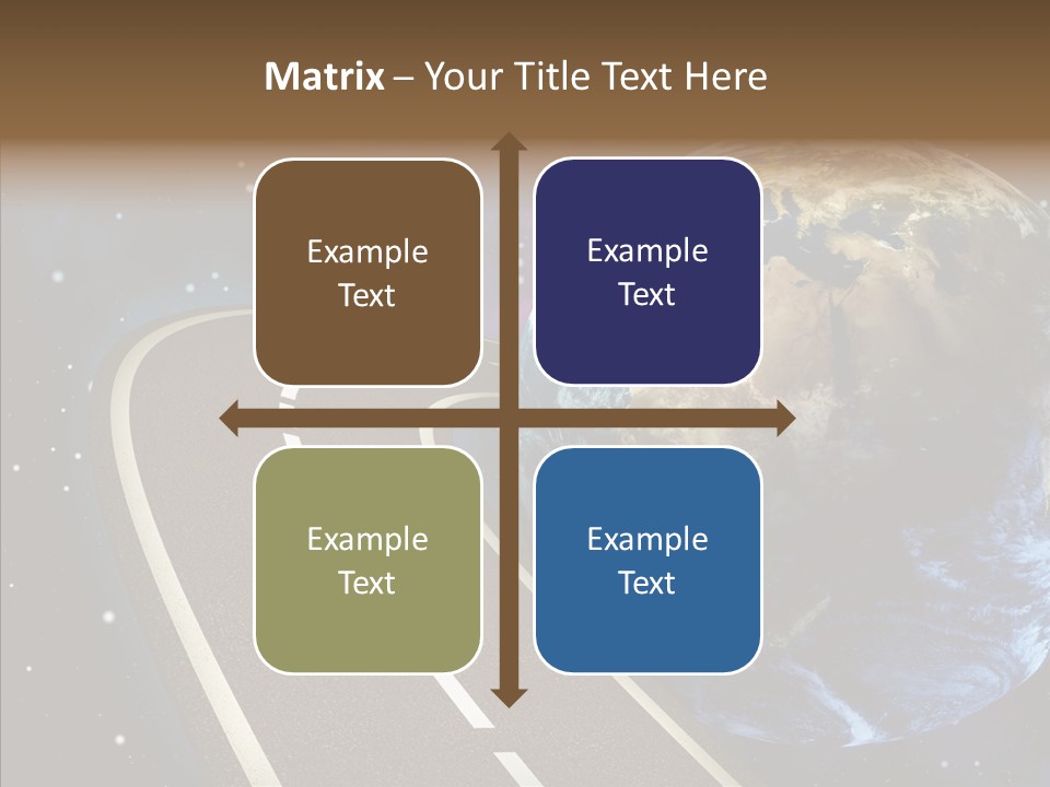 Nebula Constellation World PowerPoint Template