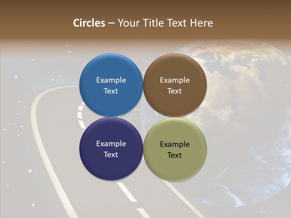 Nebula Constellation World PowerPoint Template