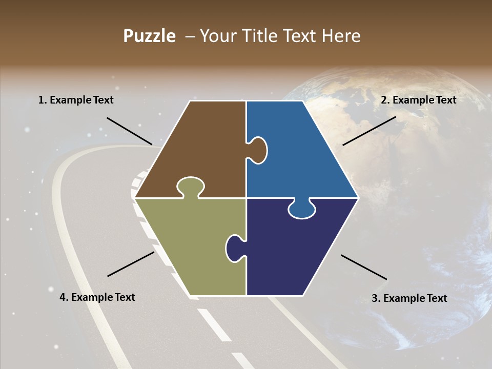 Nebula Constellation World PowerPoint Template