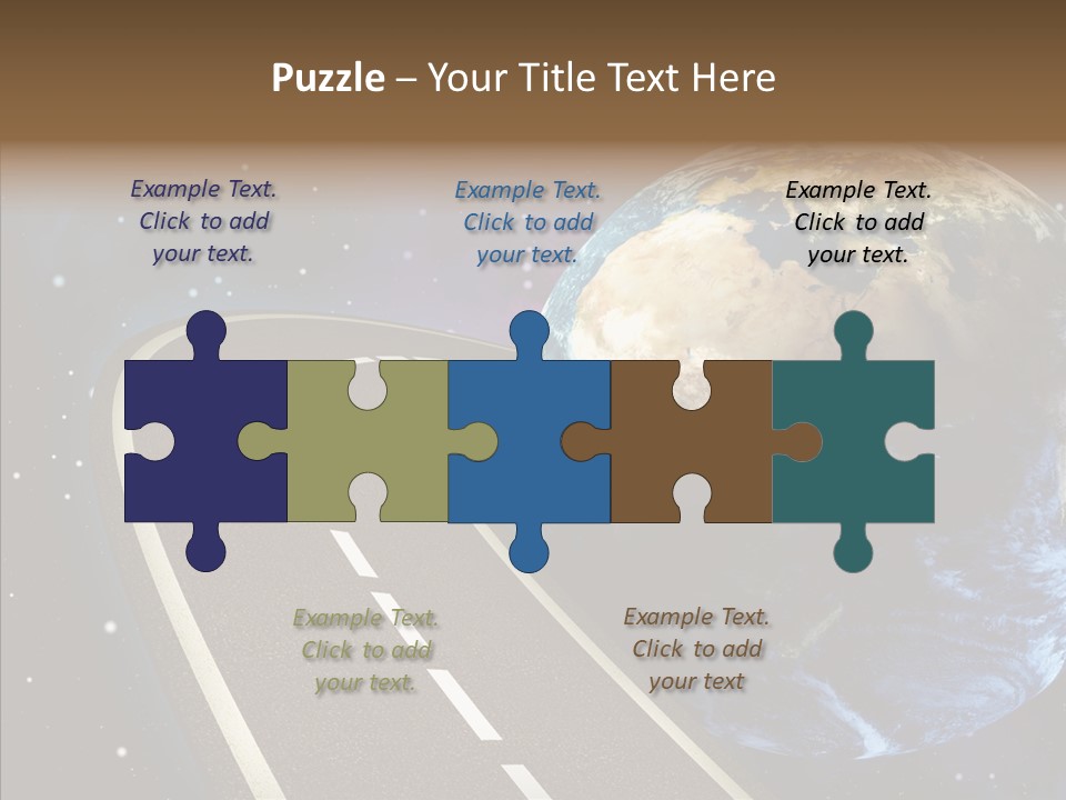 Nebula Constellation World PowerPoint Template