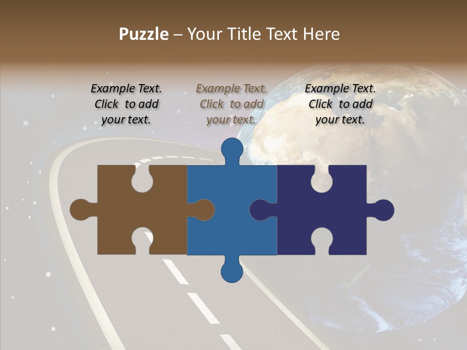 Nebula Constellation World PowerPoint Template