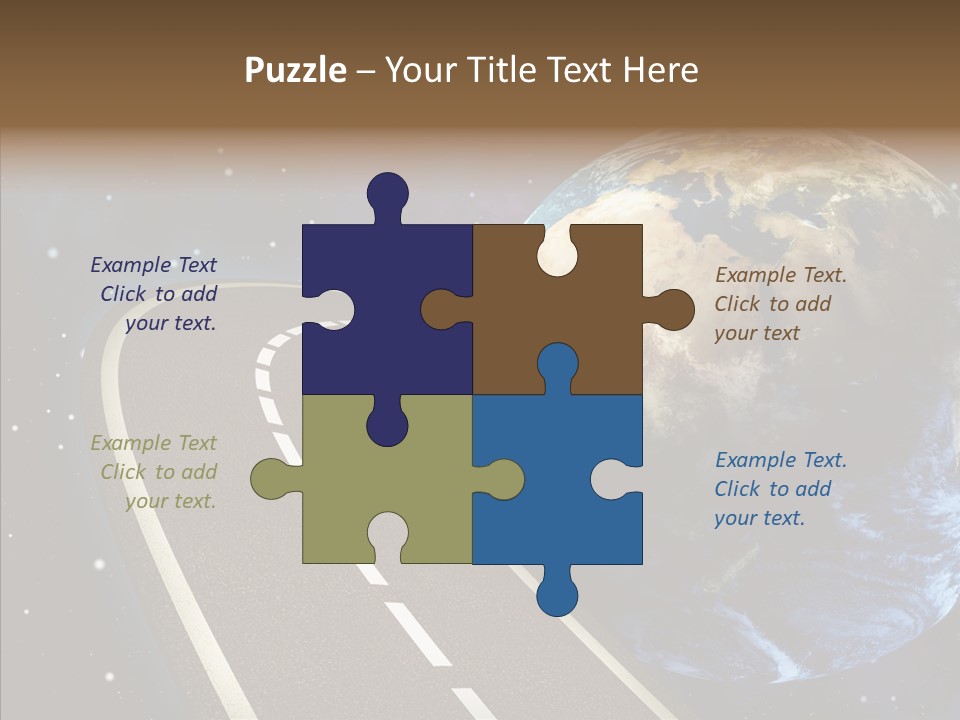 Nebula Constellation World PowerPoint Template