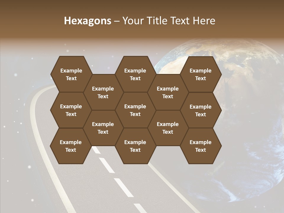 Nebula Constellation World PowerPoint Template