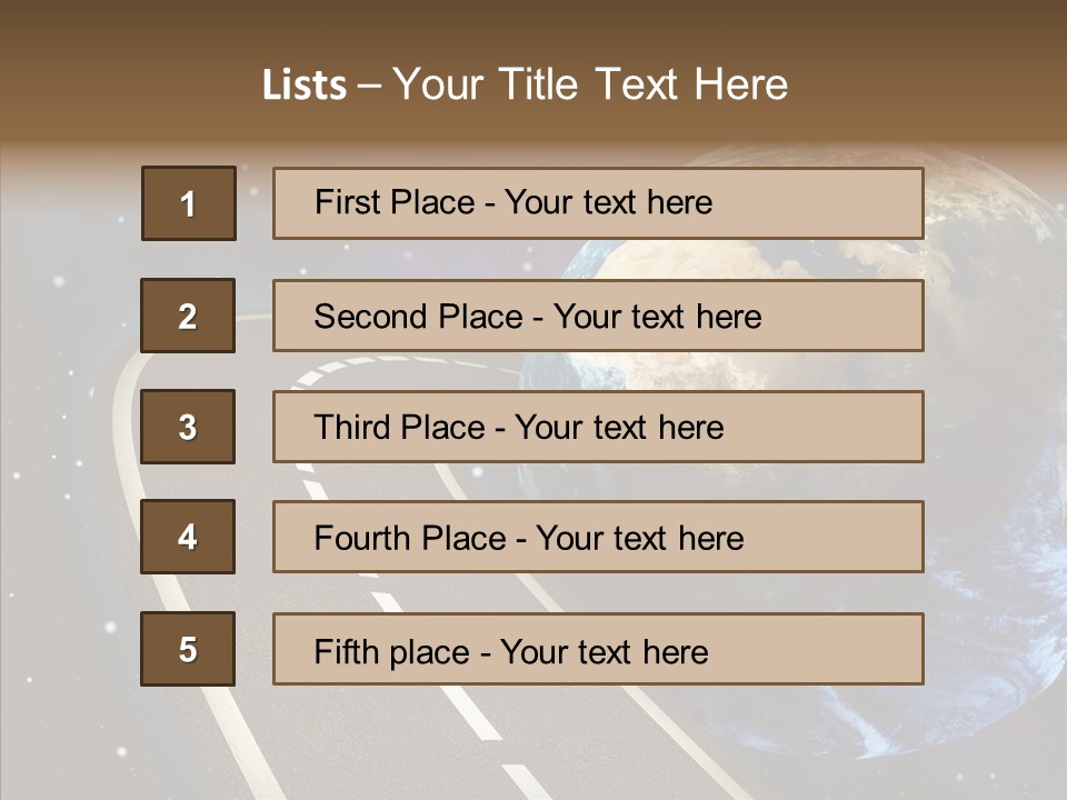 Nebula Constellation World PowerPoint Template
