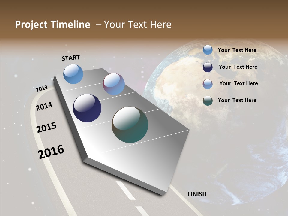 Nebula Constellation World PowerPoint Template
