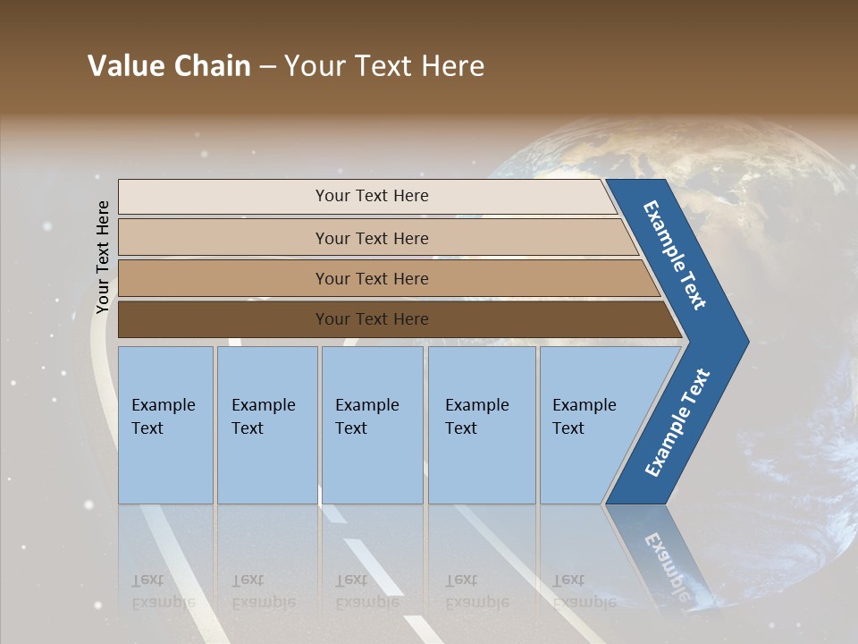 Nebula Constellation World PowerPoint Template