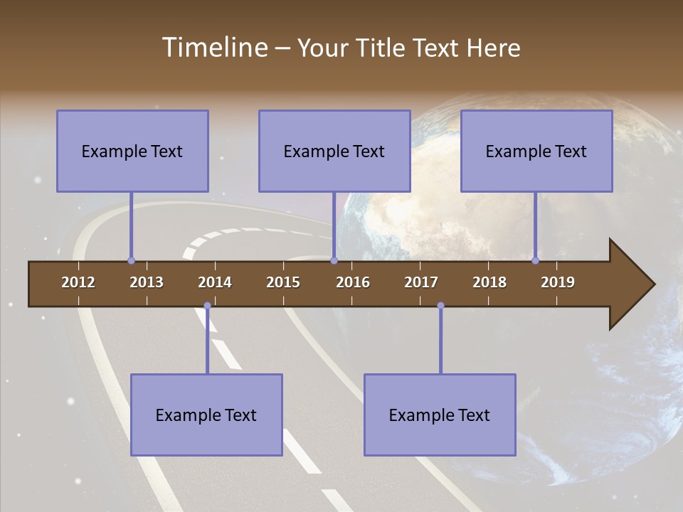 Nebula Constellation World PowerPoint Template