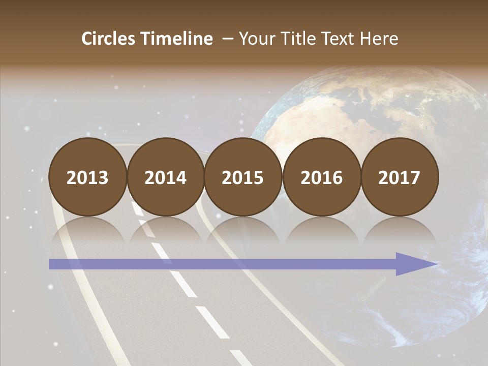 Nebula Constellation World PowerPoint Template
