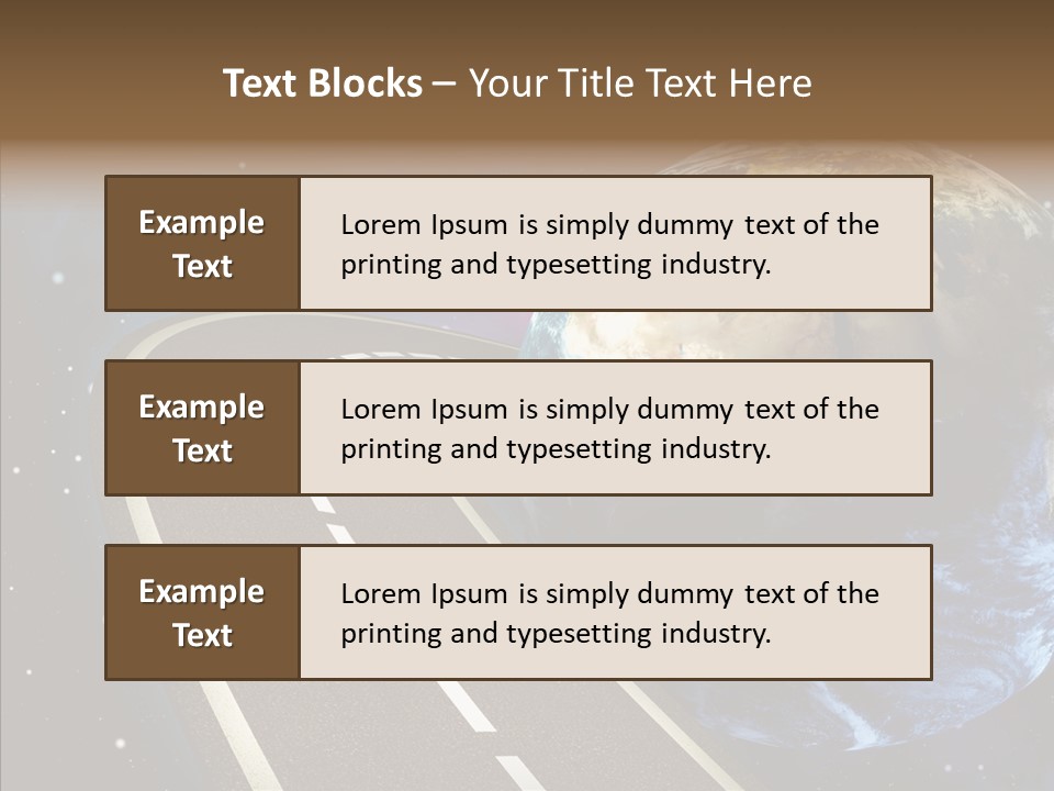 Nebula Constellation World PowerPoint Template