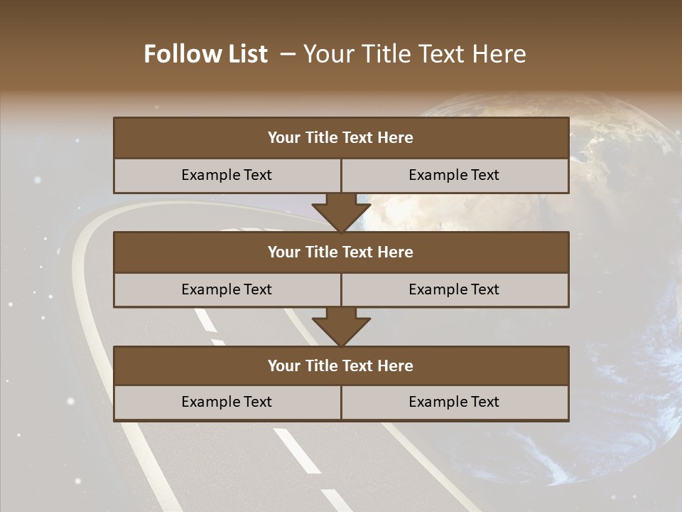 Nebula Constellation World PowerPoint Template