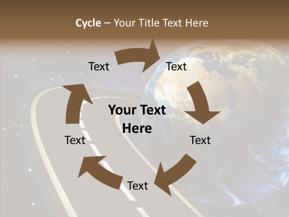 Nebula Constellation World PowerPoint Template