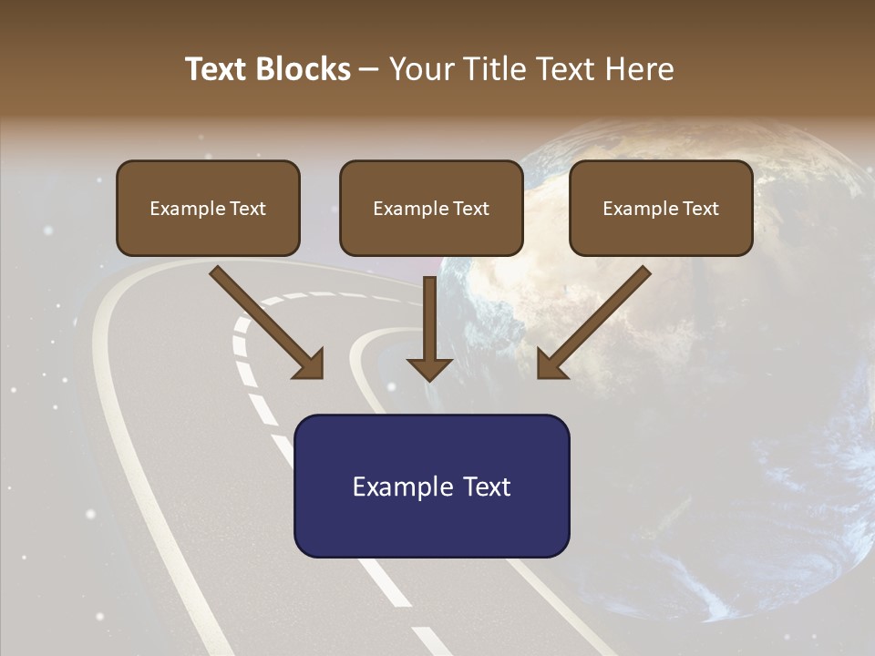 Nebula Constellation World PowerPoint Template