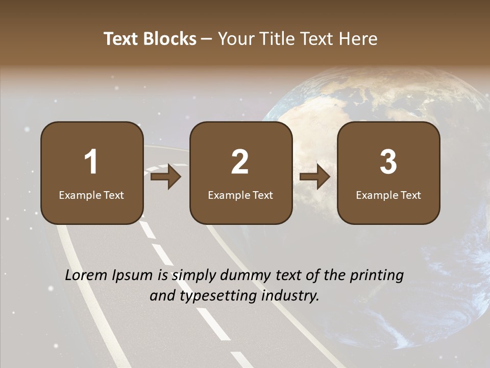 Nebula Constellation World PowerPoint Template