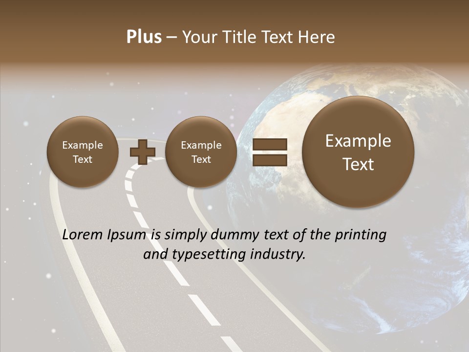 Nebula Constellation World PowerPoint Template