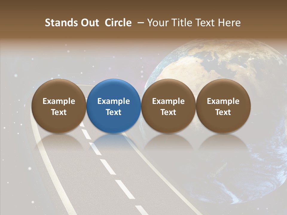 Nebula Constellation World PowerPoint Template